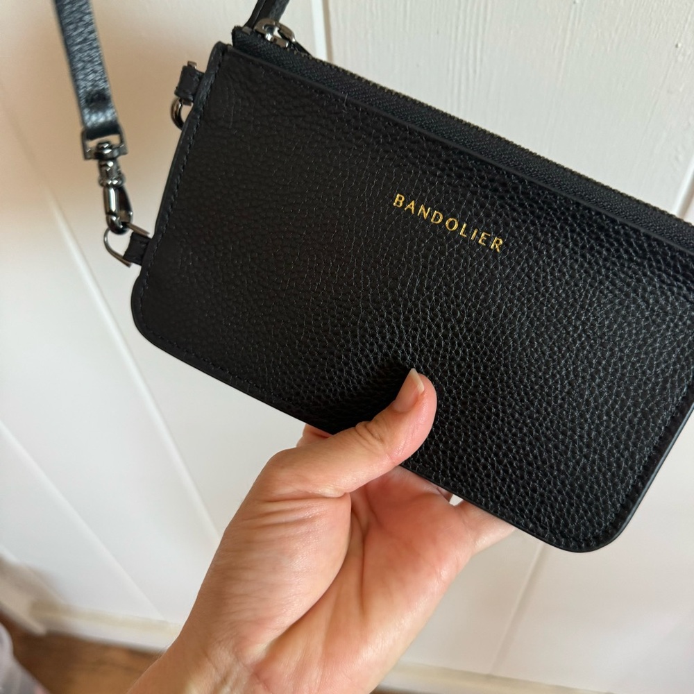 Bandolier Black Mini Pouch With Strap - Picture 5 of 6